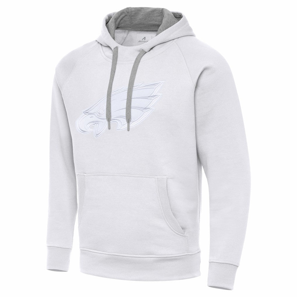 Philadelphia Eagles Antigua Victory Pullover Hoodie White