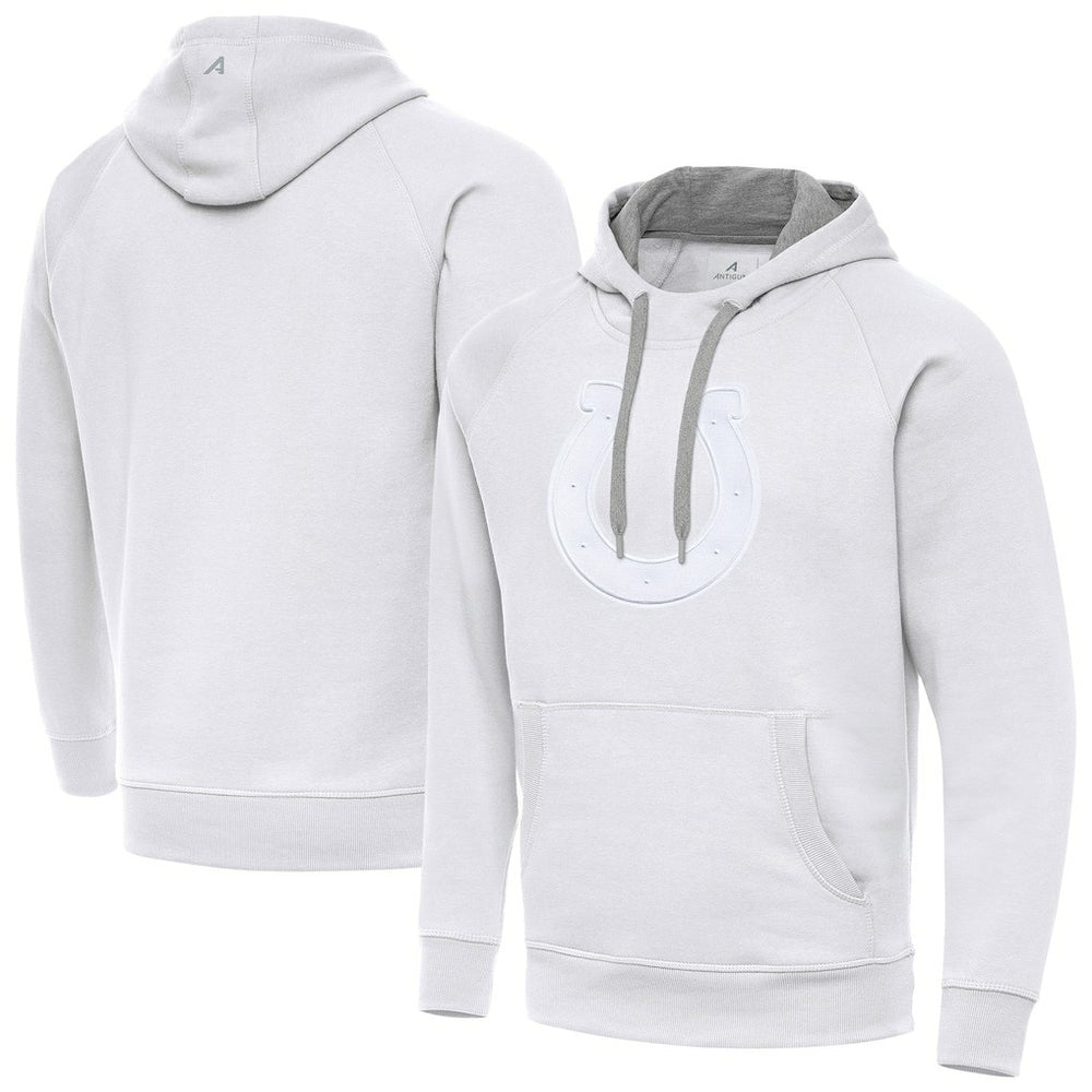 Indianapolis Colts Antigua Victory Pullover Hoodie White