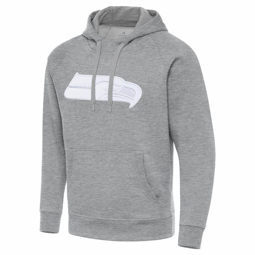 Seattle Seahawks Antigua Victory Pullover Hoodie Heather Gray