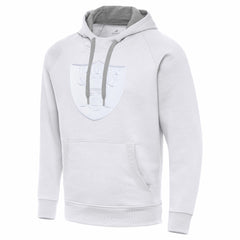Las Vegas Raiders Antigua Victory Pullover Hoodie White
