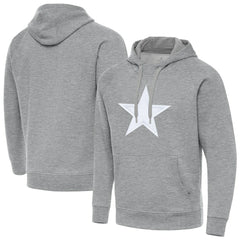 Dallas Cowboys Antigua Victory Pullover Hoodie Heather Gray