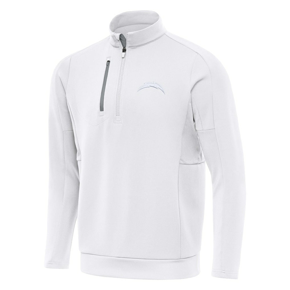 Los Angeles Chargers Antigua Generation Quarter-Zip Jacket White
