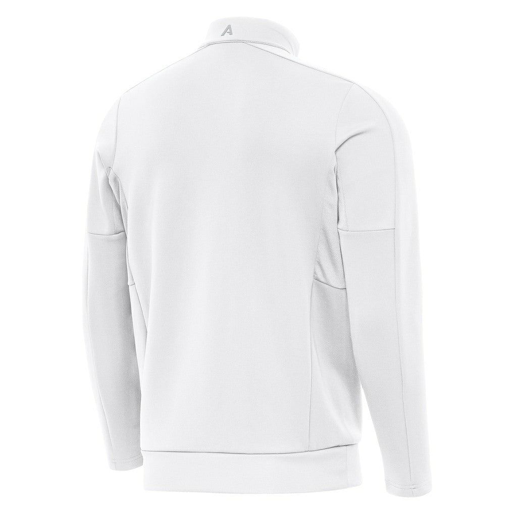 Carolina Panthers Antigua Generation Quarter-Zip Jacket White