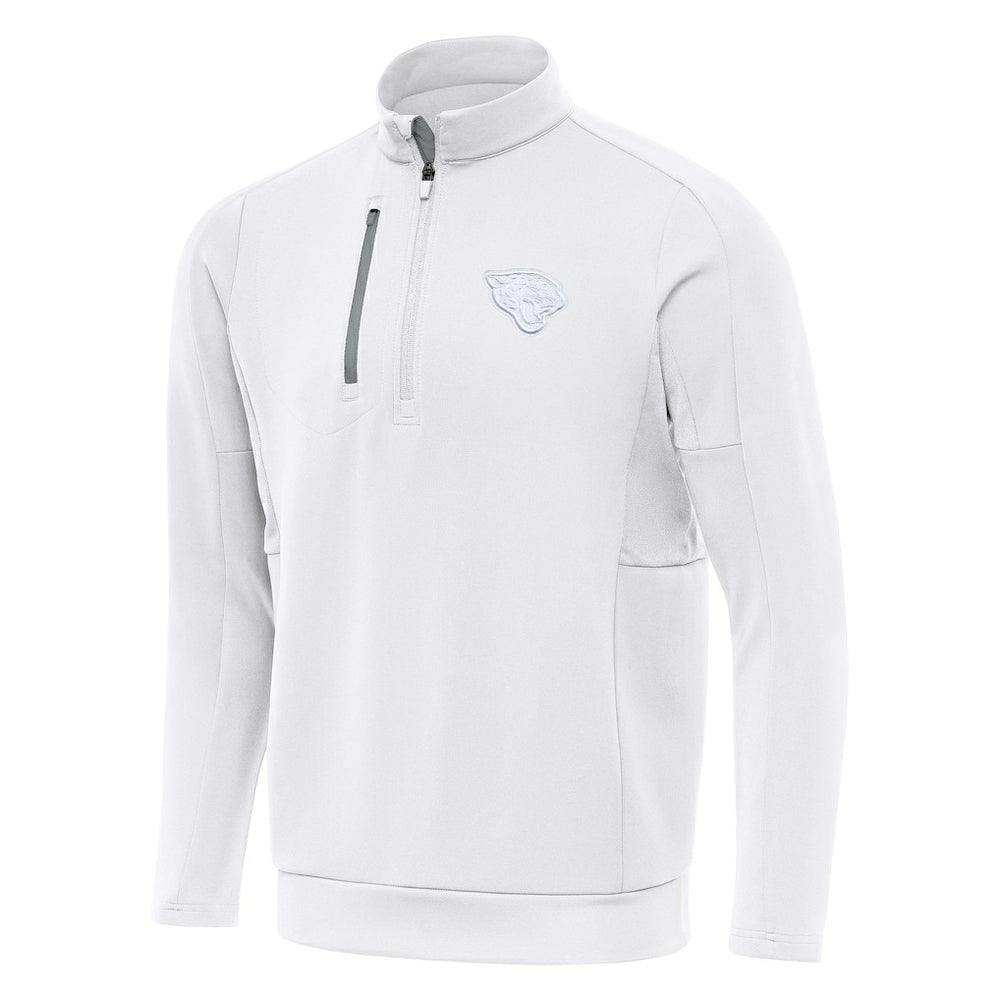 Jacksonville Jaguars Antigua Generation Quarter-Zip Jacket White