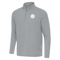 Pittsburgh Steelers Men's Antigua Intent Quarter-Zip Jacket Gray