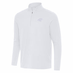 Carolina Panthers Antigua Intent Quarter-Zip Jacket White