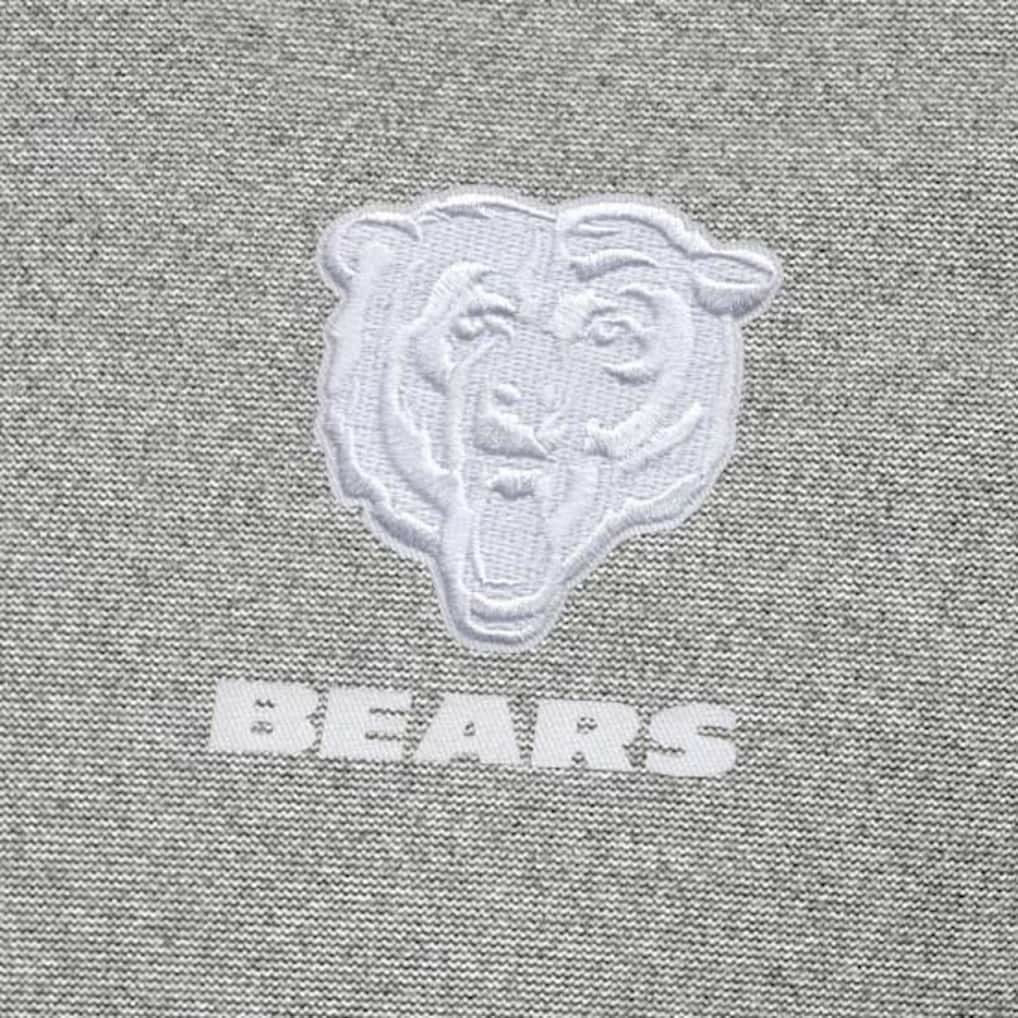 Chicago Bears Antigua Subtle Quarter-Zip Jacket Heather Gray