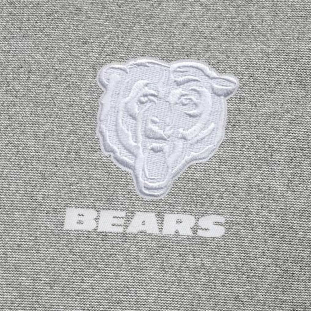 Chicago Bears Antigua Subtle Quarter-Zip Jacket Heather Gray