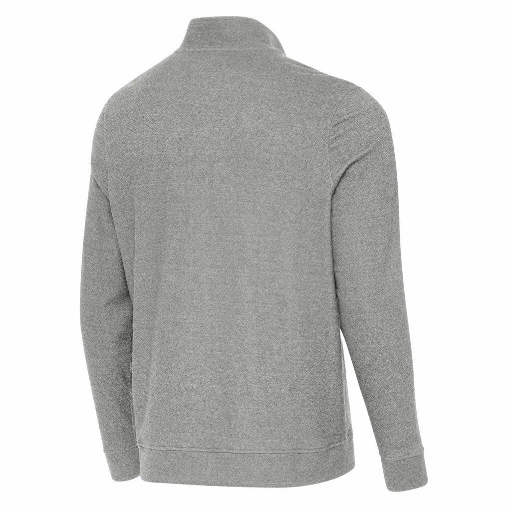 Jacksonville Jaguars Antigua Subtle Quarter-Zip Jacket Heather Gray