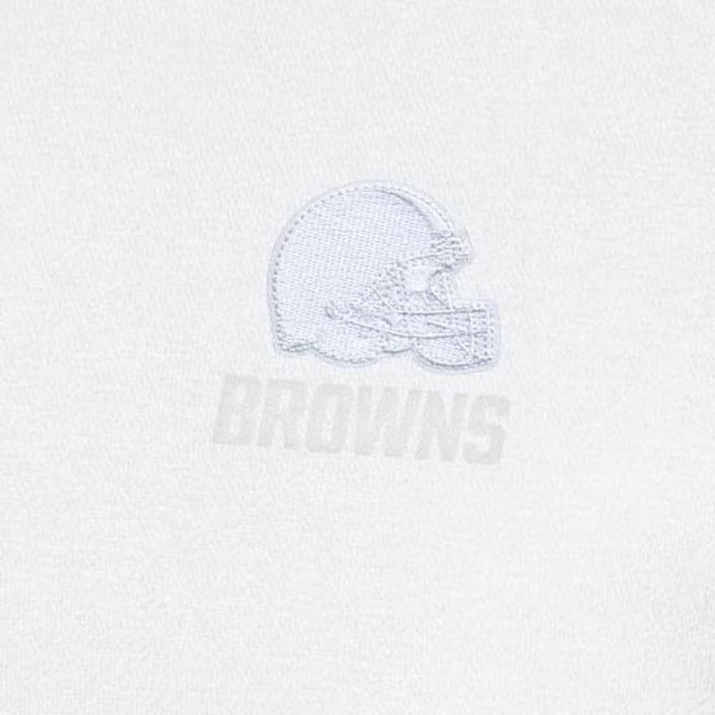 Cleveland Browns Antigua Victory Quarter-Zip Top White