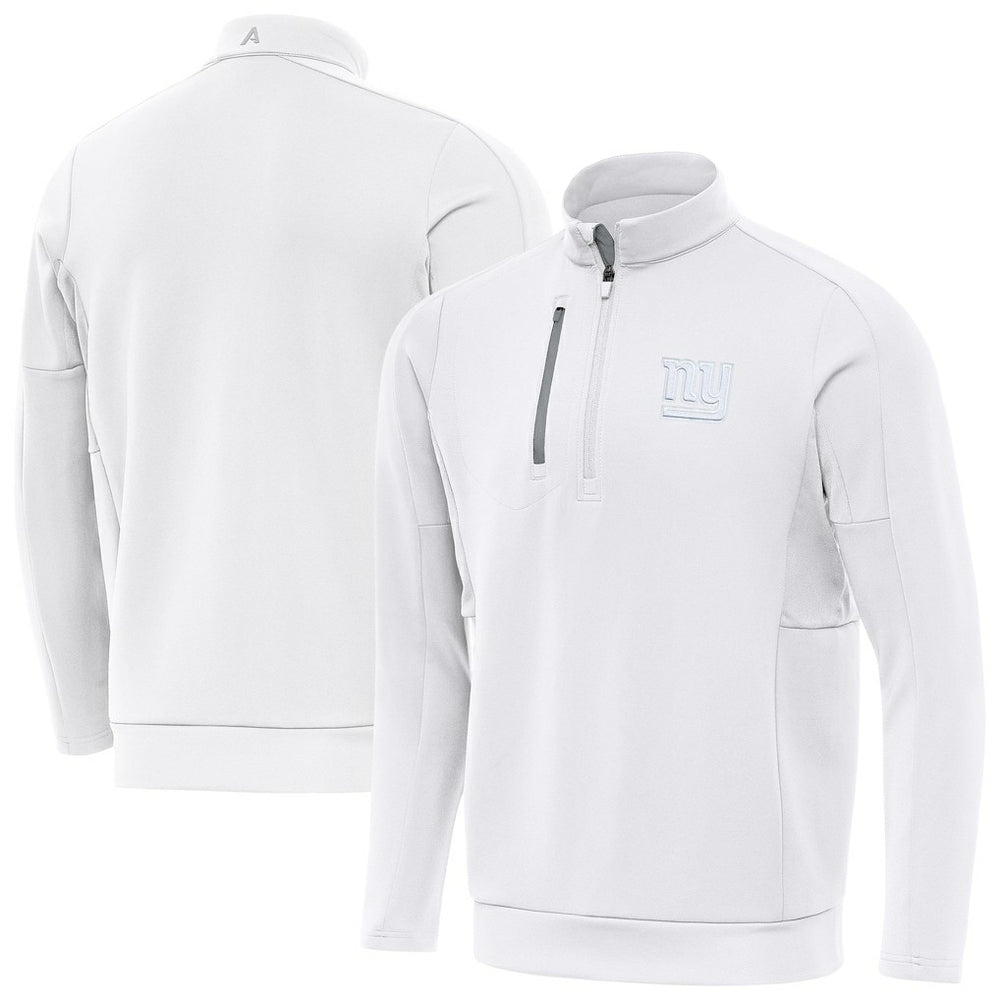 New York Giants Antigua Generation Quarter-Zip Top White