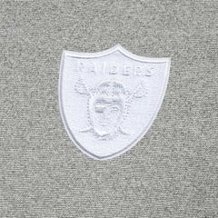 Las Vegas Raiders Antigua Subtle Quarter-Zip Top Heather Gray