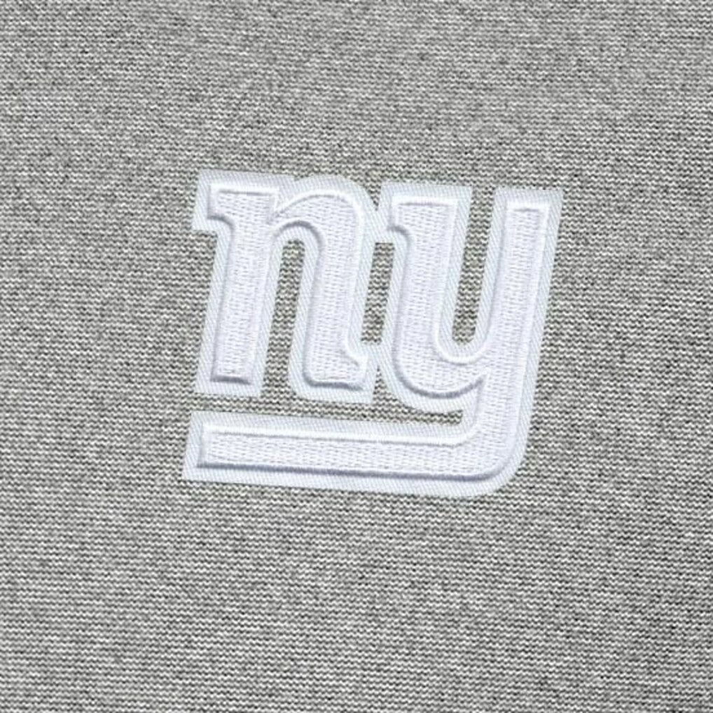 New York Giants Antigua Subtle Quarter-Zip Top Heather Gray