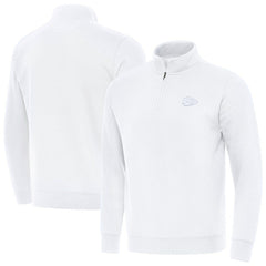 Kansas City Chiefs Antigua Victory Quarter-Zip Top White