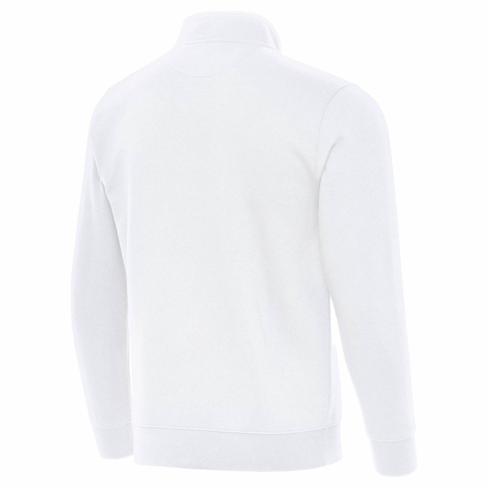 Kansas City Chiefs Antigua Victory Quarter-Zip Top White