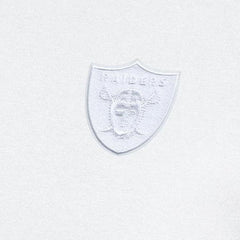 Las Vegas Raiders Antigua Victory Quarter-Zip Top White