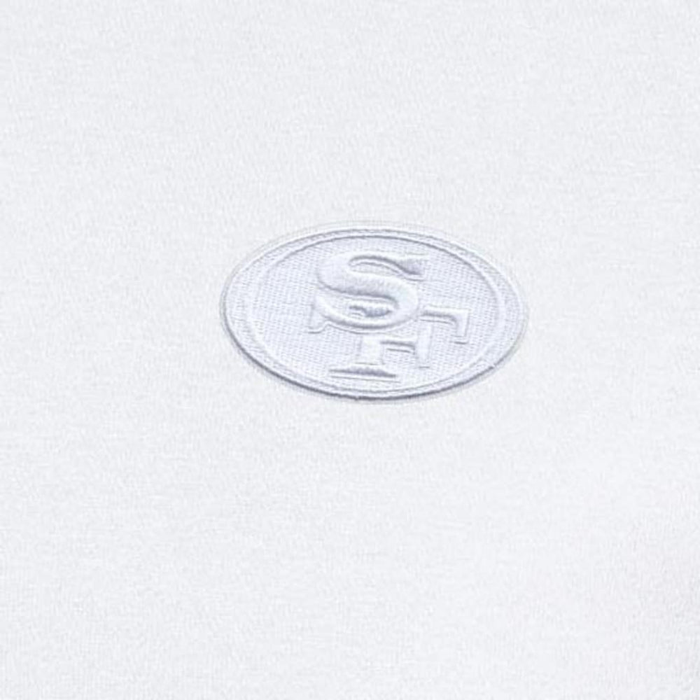 San Francisco 49ers Antigua Victory Quarter-Zip Top White