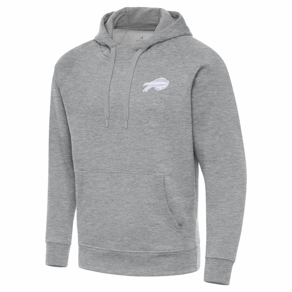 Buffalo Bills Antigua Victory Pullover Hoodie Heather Gray