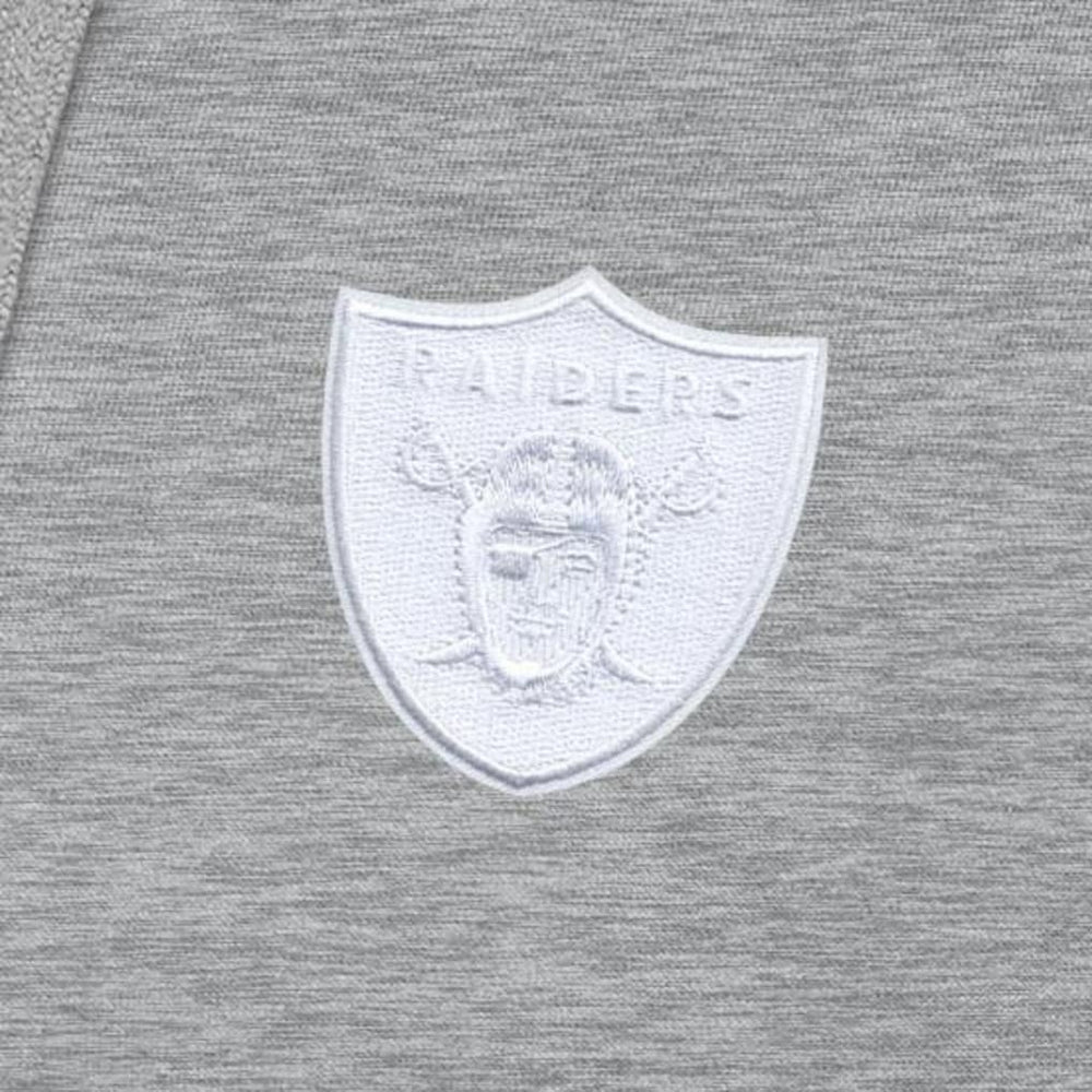 Las Vegas Raiders Antigua Victory Pullover Hoodie Heather Gray