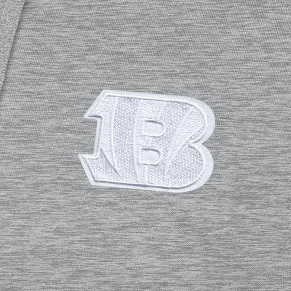 Cincinnati Bengals Antigua Victory Pullover Hoodie Heather Gray
