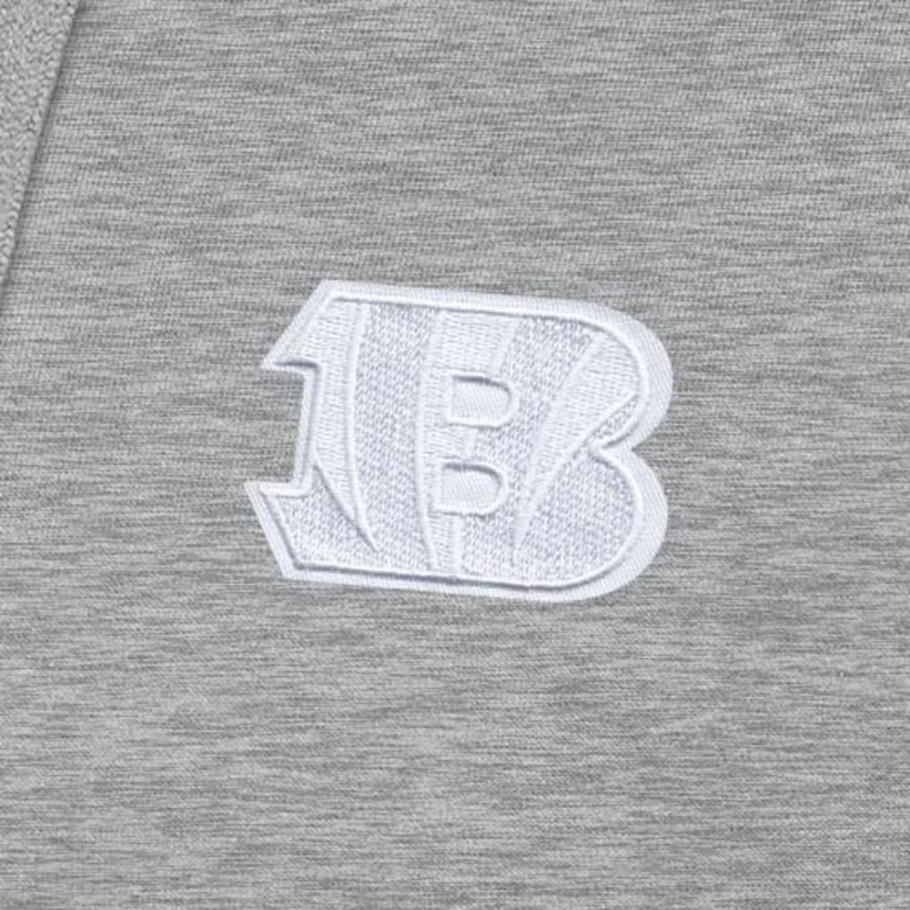 Cincinnati Bengals Antigua Victory Pullover Hoodie Heather Gray