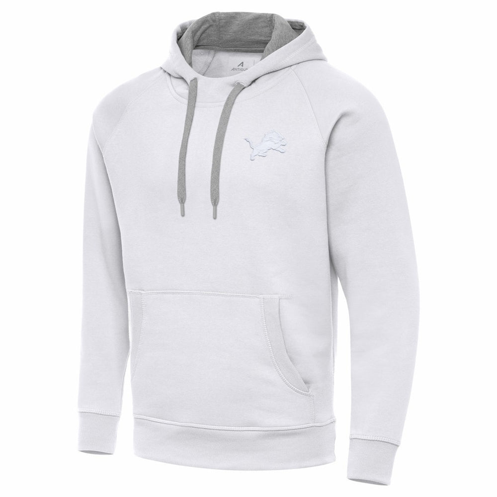 Detroit Lions Antigua Victory Pullover Hoodie White