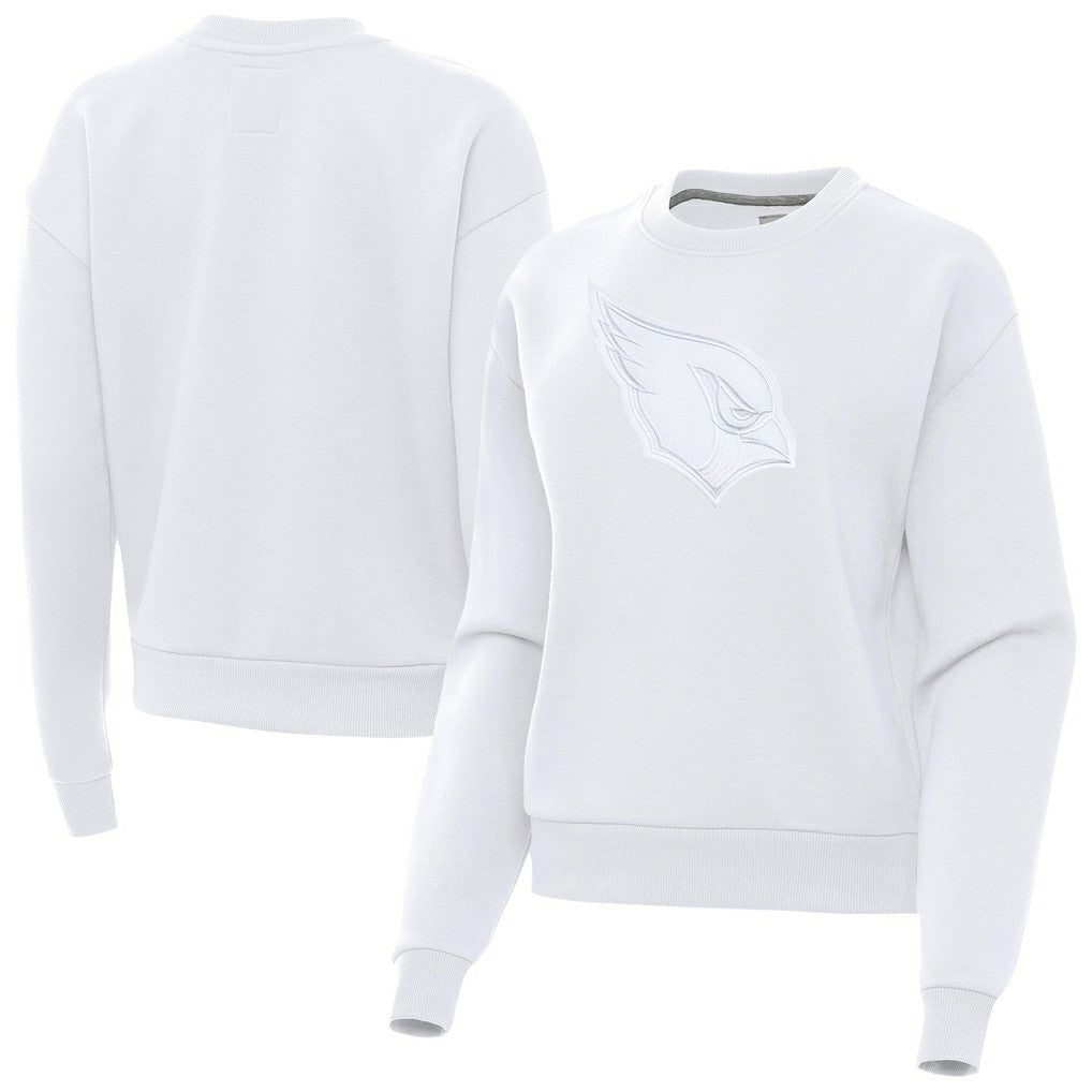 Arizona Cardinals Antigua Women's Victory Pullover Sweatshirt White