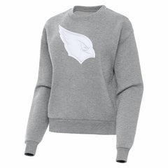 Arizona Cardinals Antigua Women's Victory Pullover Sweatshirt Heather Gray