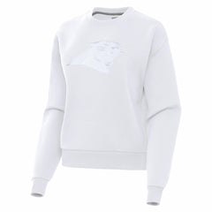 Carolina Panthers Antigua Women's Victory Pullover Sweatshirt White