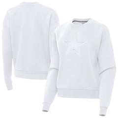 Dallas Cowboys Antigua Women's Victory Pullover Sweatshirt White