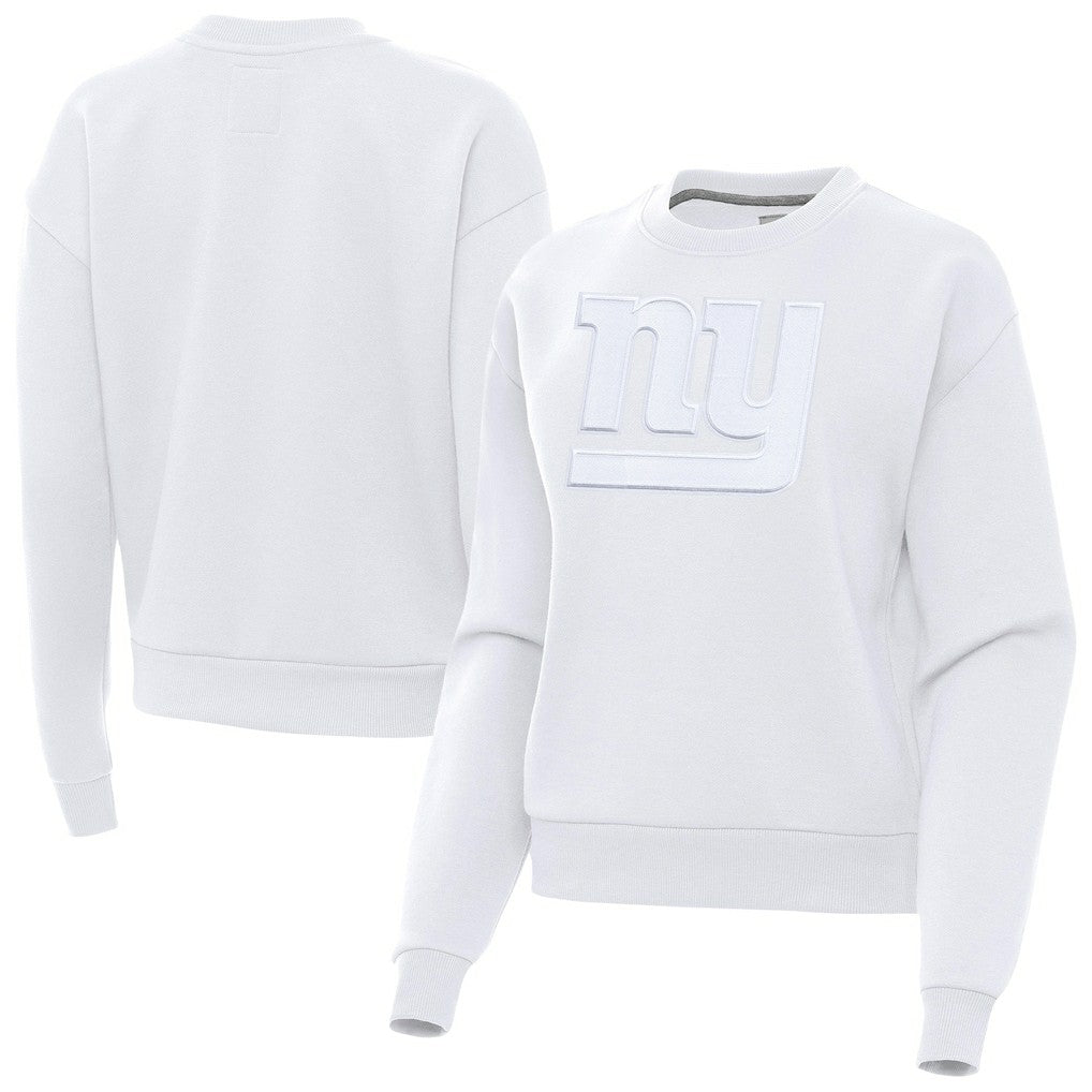 New York Giants Antigua Women's Victory Pullover Sweatshirt White