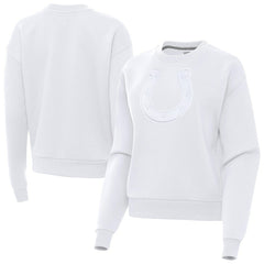 Indianapolis Colts Antigua Women's Victory Pullover Sweatshirt White