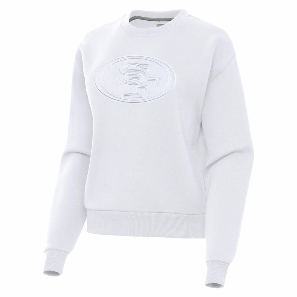 San Francisco 49ers Antigua Women's Victory Pullover Sweatshirt White