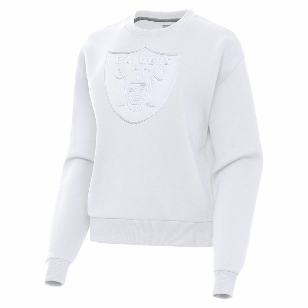 Las Vegas Raiders Antigua Women's Victory Pullover Sweatshirt White