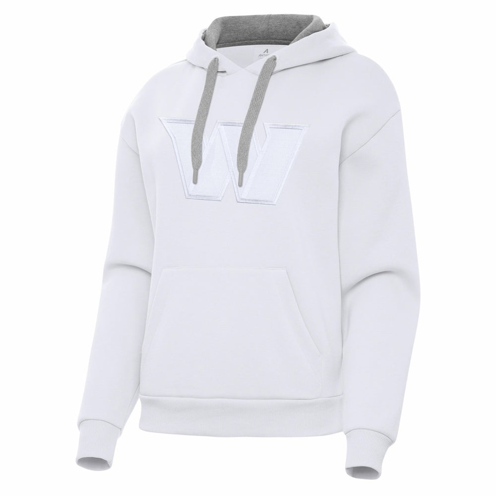 Washington Commanders Antigua Women's Victory Pullover Hoodie White