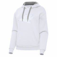 Carolina Panthers Antigua Women's Victory Pullover Hoodie White