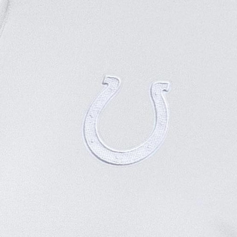 Indianapolis Colts Antigua Women's Reprocess Quarter-Zip Top White