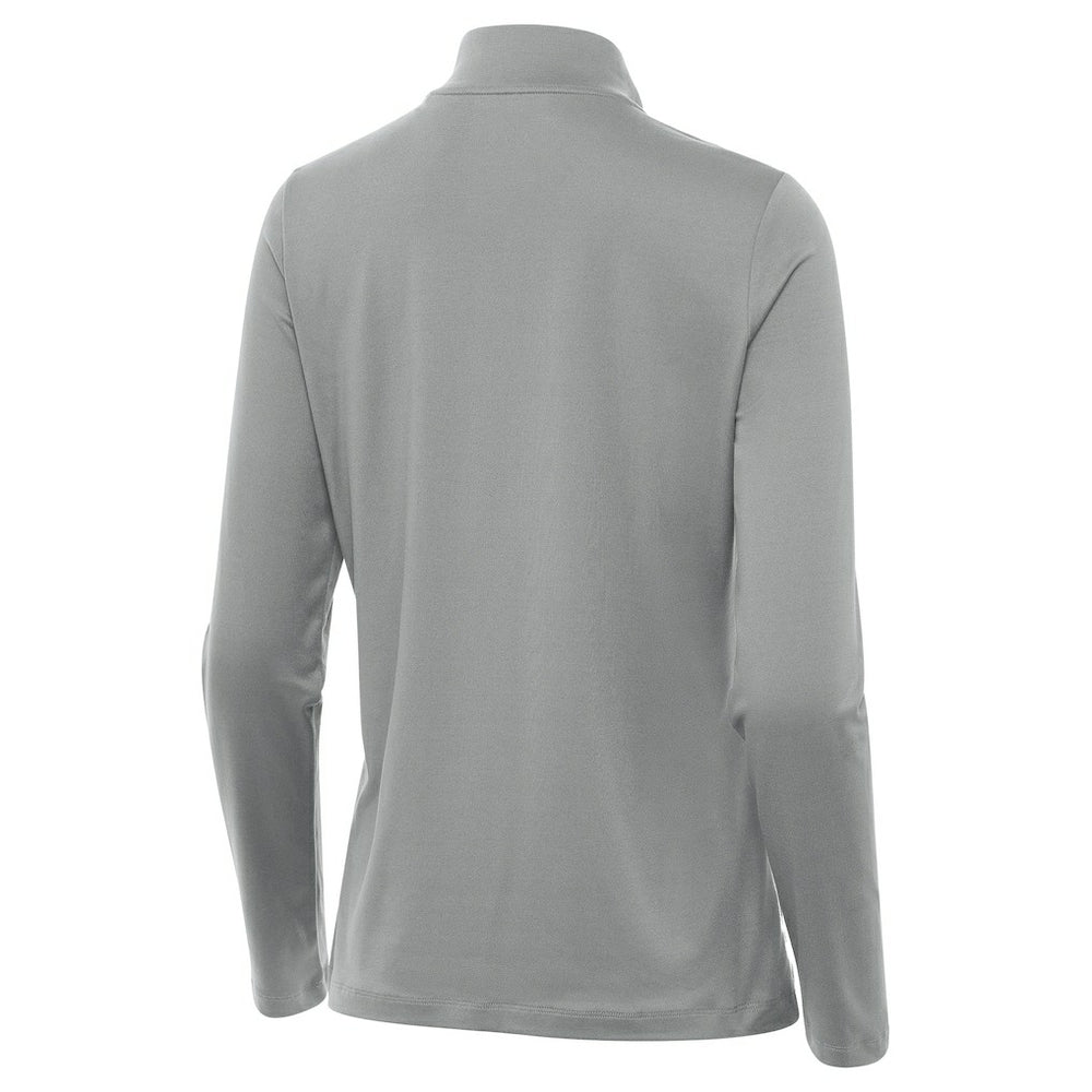 Cleveland Browns Antigua Women's Reprocess Quarter-Zip Top Gray