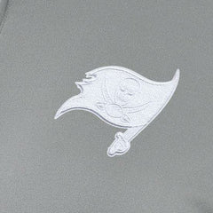 Tampa Bay Buccaneers Antigua Women's Reprocess Quarter-Zip Top Gray