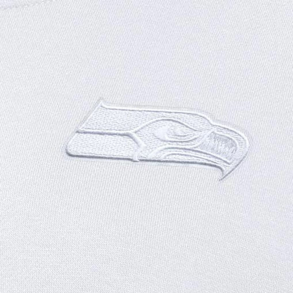 Seattle Seahawks Antigua Women's Victory Crew Pullover Sweatshirt White