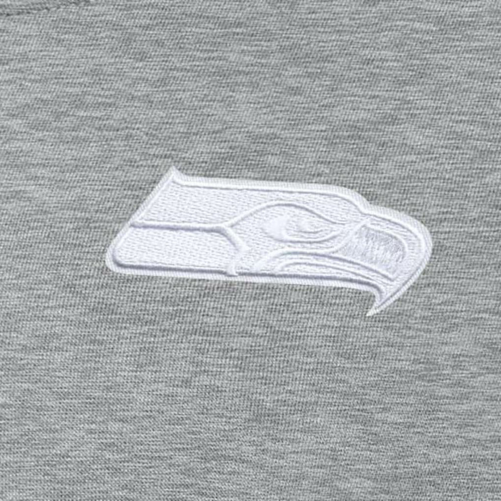 Seattle Seahawks Antigua Women's Victory Crew Pullover Sweatshirt Heather Gray