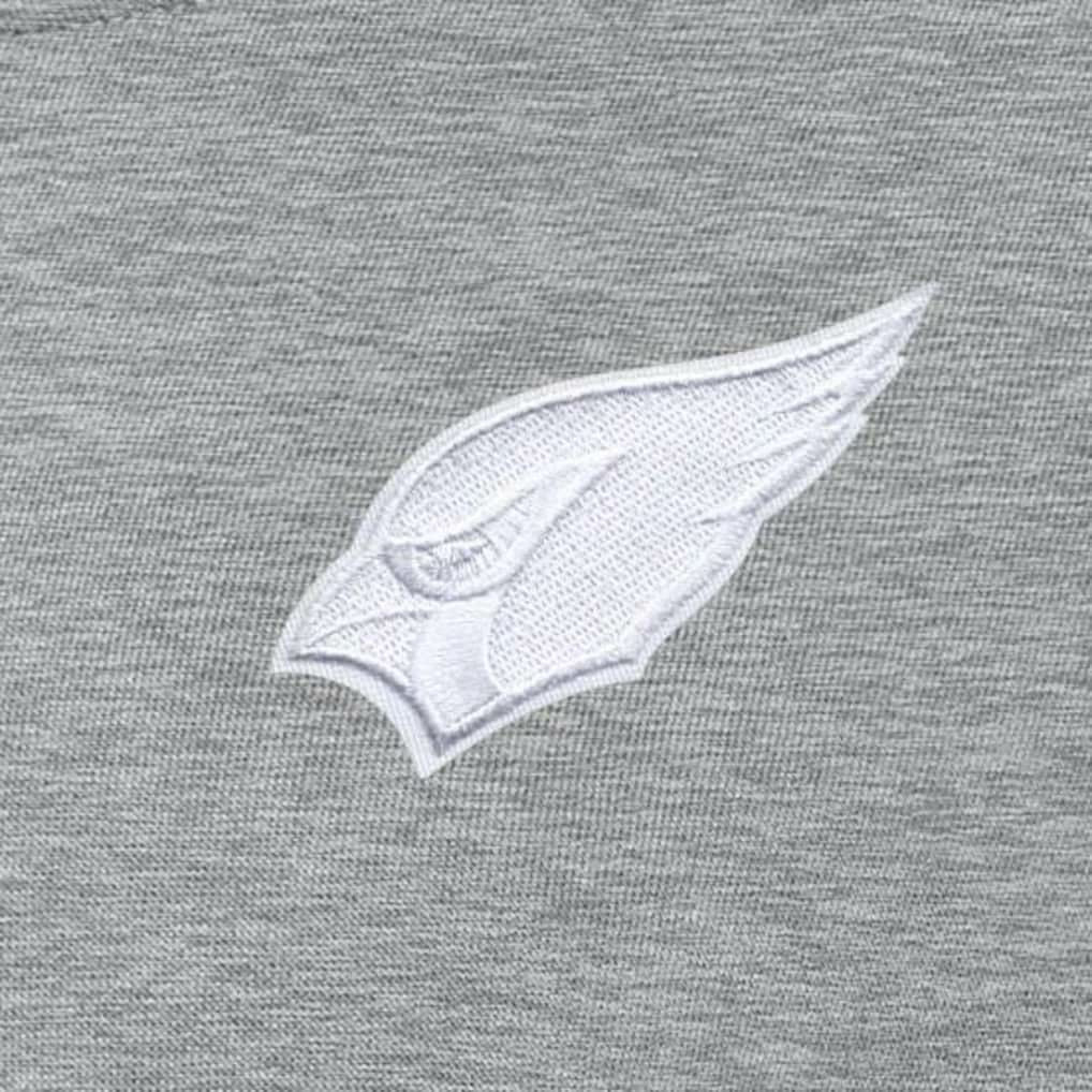 Arizona Cardinals Antigua Women's Victory Crew Pullover Sweatshirt Heather Gray