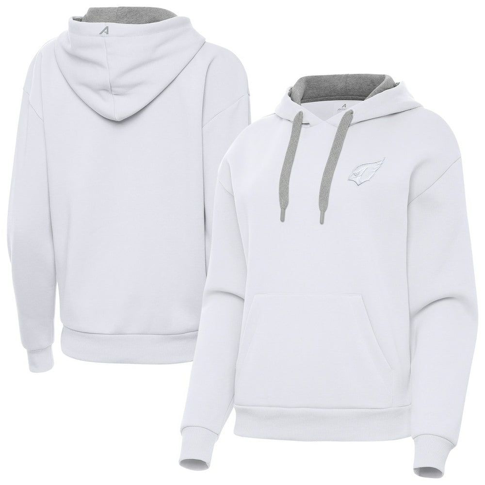 Arizona Cardinals Antigua Women's Victory Pullover Hoodie White