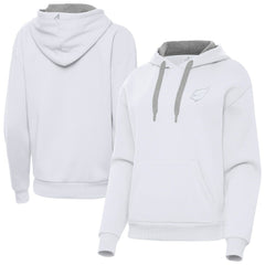 Arizona Cardinals Antigua Women's Victory Pullover Hoodie White