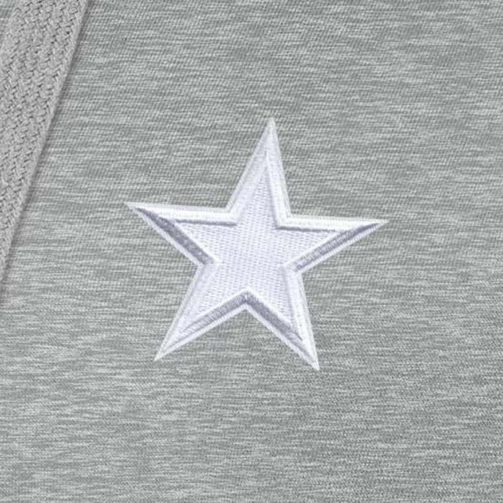 Dallas Cowboys Antigua Women's Victory Pullover Hoodie Heather Gray
