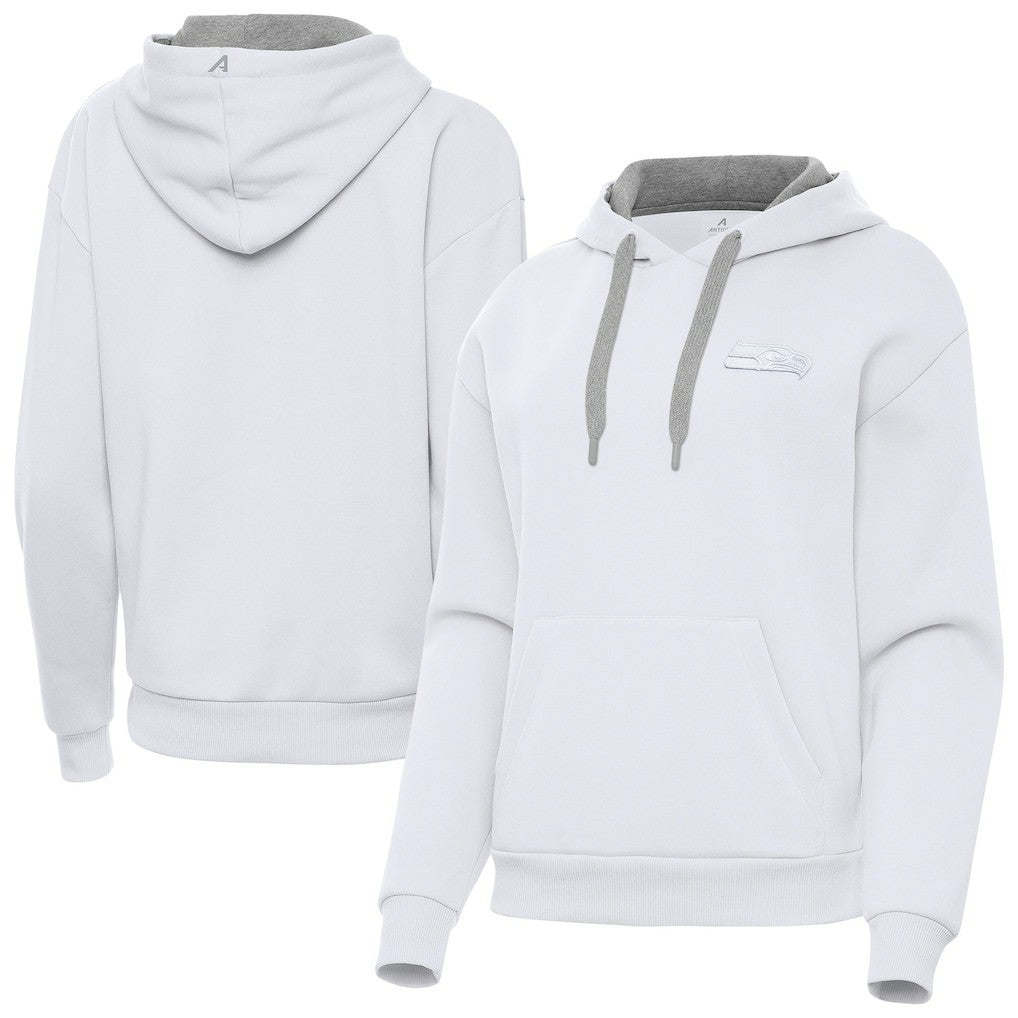 Seattle Seahawks Antigua Women's Victory Pullover Hoodie White