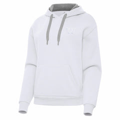 Washington Commanders Antigua Women's Victory Pullover Hoodie White