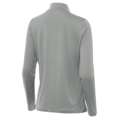 Detroit Lions Antigua Women's Reprocess Quarter-Zip Top Gray