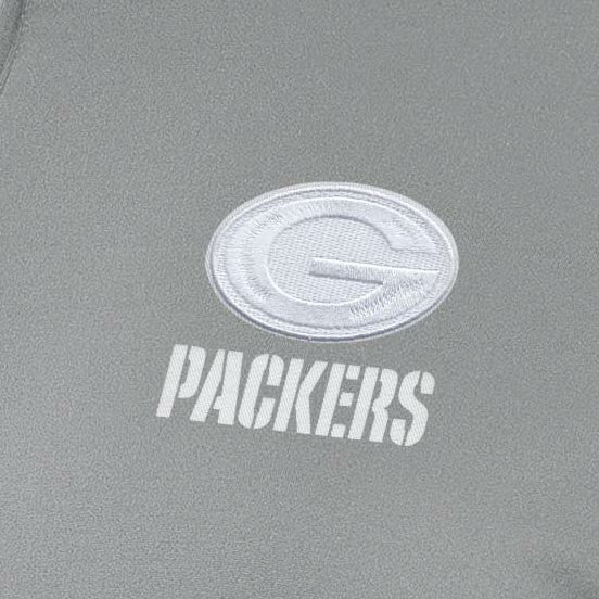 Green Bay Packers Antigua Women's Reprocess Quarter-Zip Top Gray