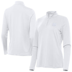 Cincinnati Bengals Antigua Women's Reprocess Quarter-Zip Top White
